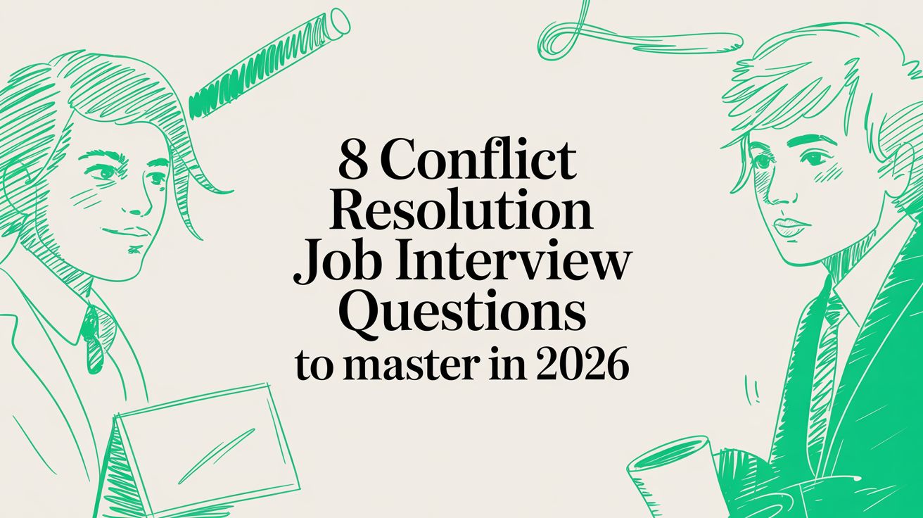 8 Conflict Resolution Job Interview Questions to Master in 2026