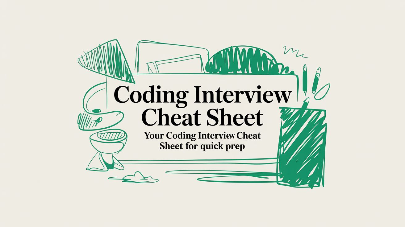 Coding Interview Cheat Sheet: Your coding interview cheat sheet for quick prep