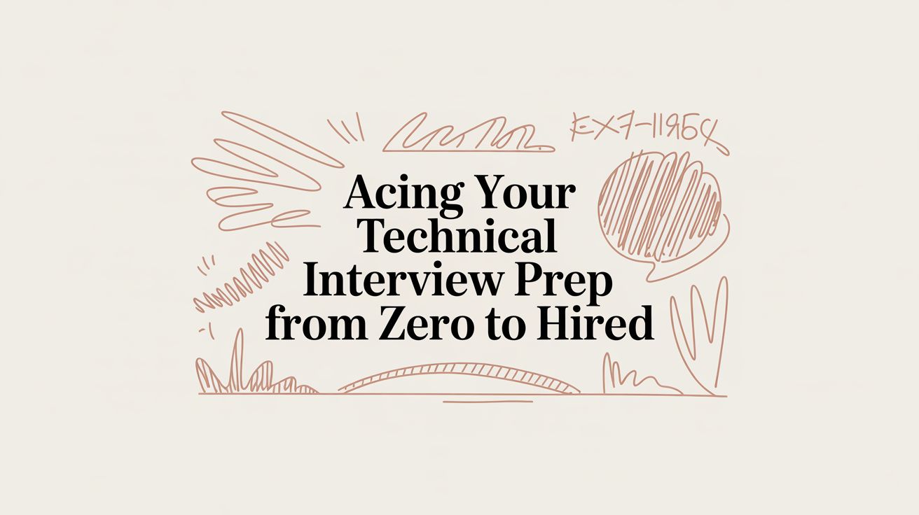 Acing Your Technical Interview Prep From Zero to Hired