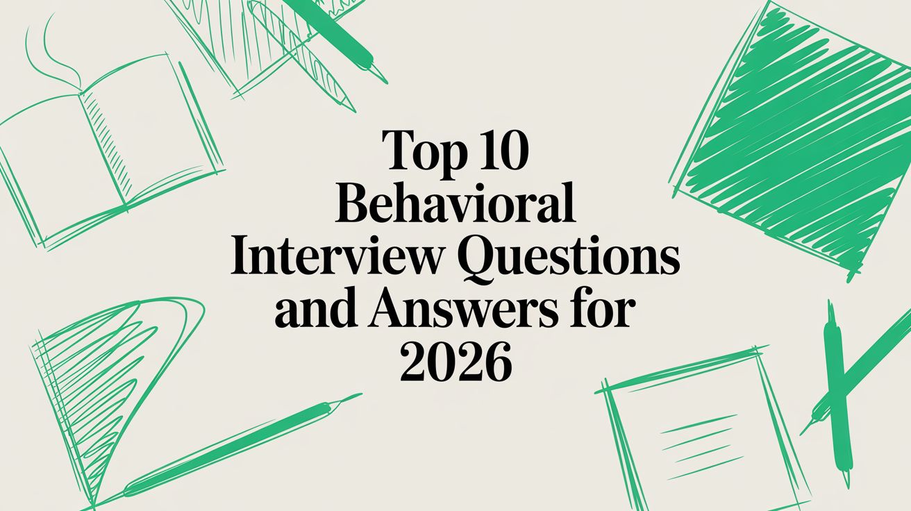 Top 10 Behavioral Interview Questions and Answers for 2026