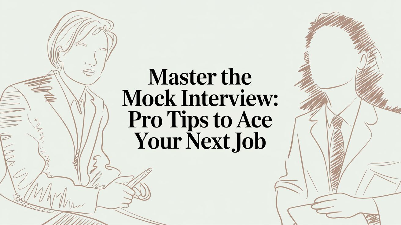 Master the mock interview: Pro Tips to Ace Your Next Job