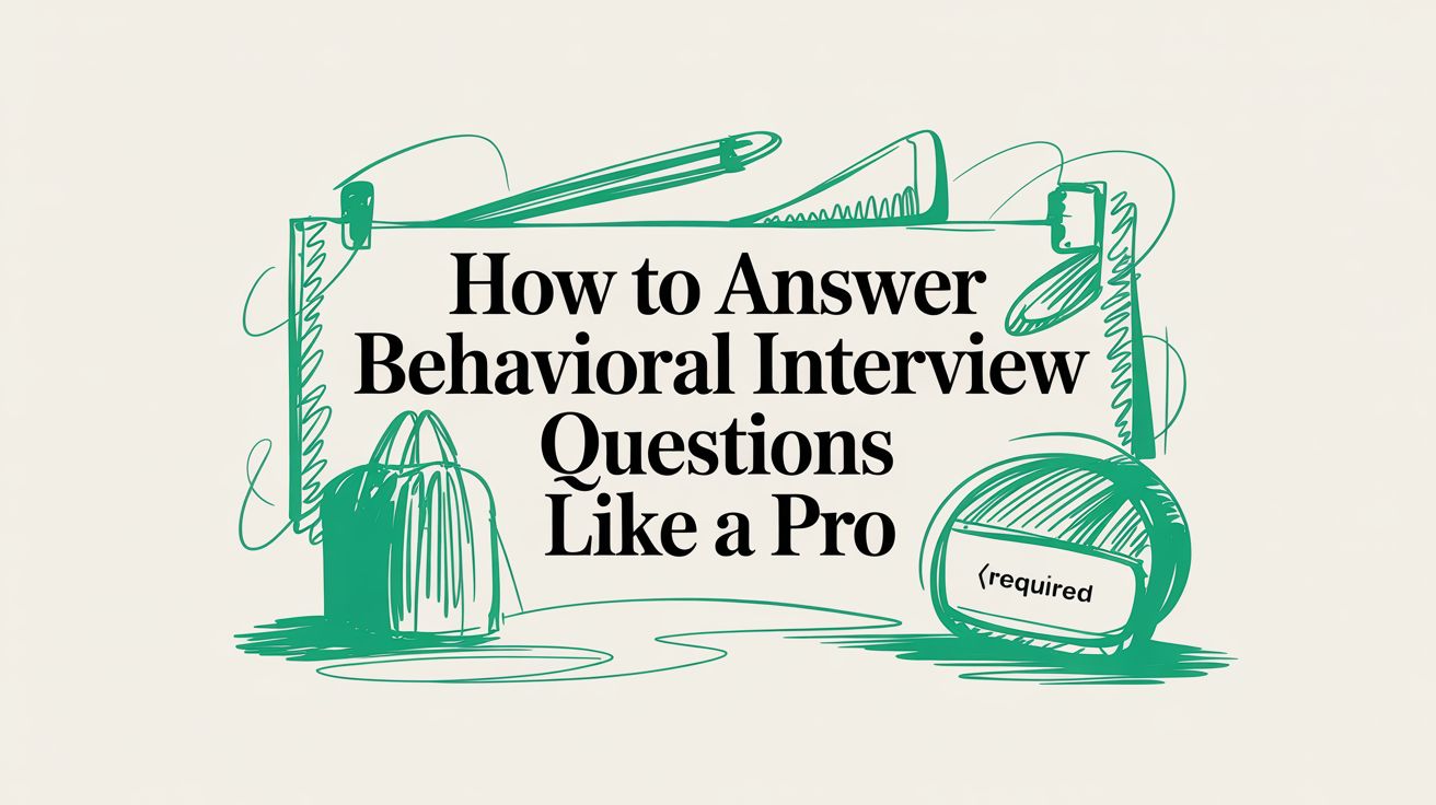 How to Answer Behavioral Interview Questions Like a Pro