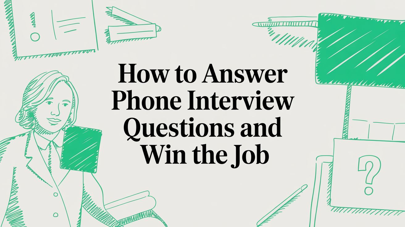 How to Answer Phone Interview Questions and Win the Job