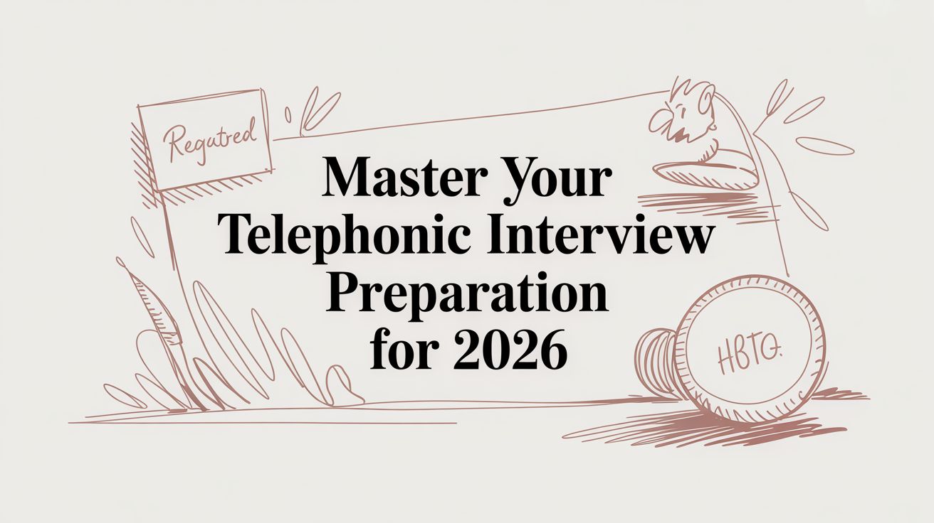 Master Your Telephonic Interview Preparation for 2026