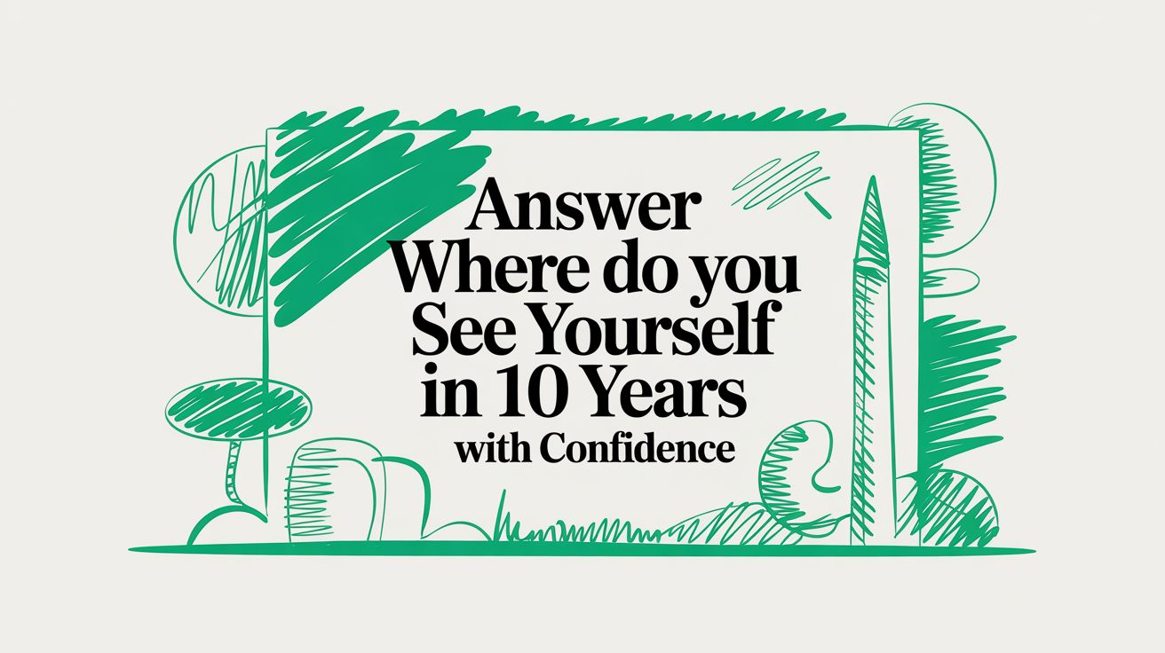 Answer Where do You See Yourself in 10 Years with Confidence